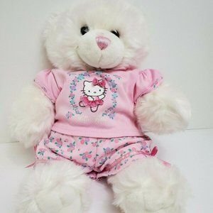 Build A Bear Workshop Bear, Pink and White